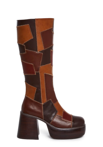 Winding Roads Knee High Boots