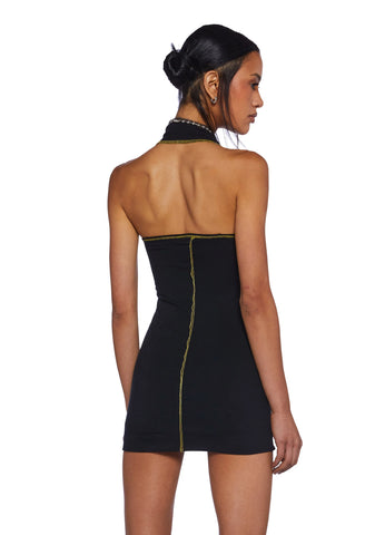 Rev Me Up Halter Dress