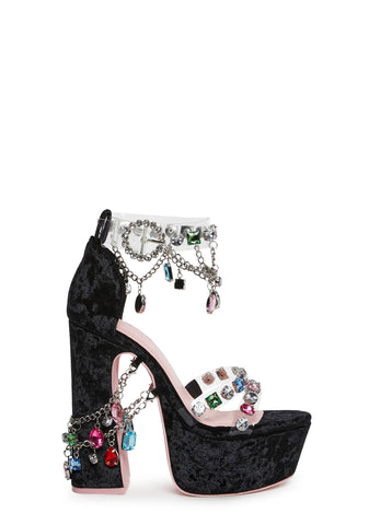 Holy Revelation Platform Heels - Gem