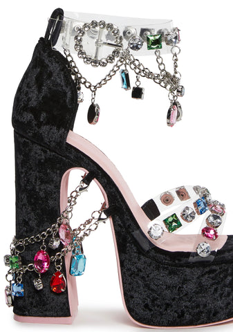 Holy Revelation Platform Heels - Gem