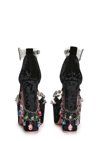 Holy Revelation Platform Heels - Gem