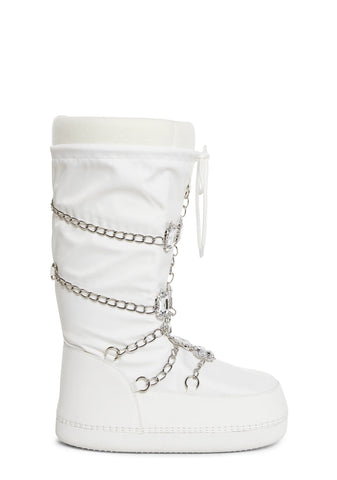 Snow Princess Winter Boots - White