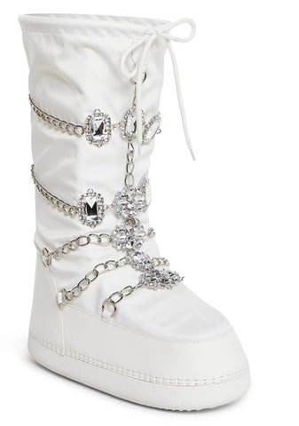 Snow Princess Winter Boots - White