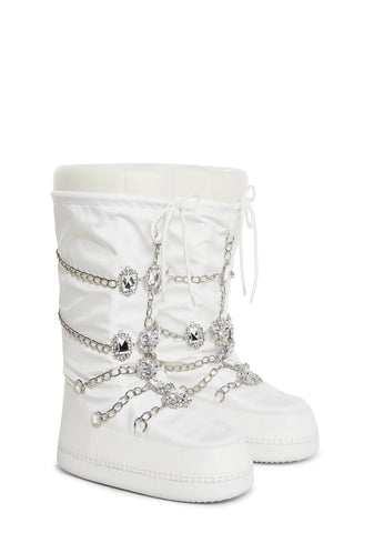 Snow Princess Winter Boots - White