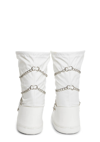 Snow Princess Winter Boots - White
