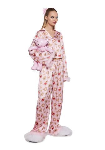 Love Surrounds Me Pajama Pants - Pink