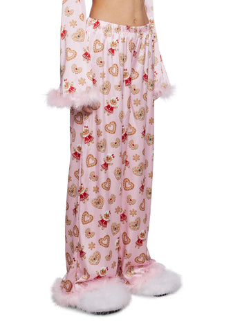 Love Surrounds Me Pajama Pants - Pink
