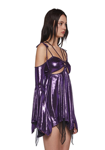 Lightning In A Bottle Mini Dress - Purple