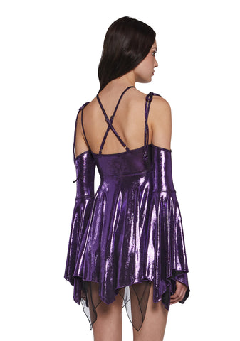 Lightning In A Bottle Mini Dress - Purple