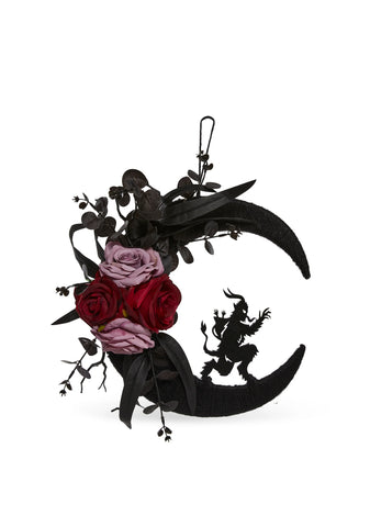 Naughty Not Nice Krampus Wreath