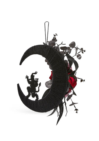 Naughty Not Nice Krampus Wreath