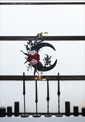 Naughty Not Nice Krampus Wreath