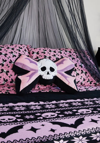 Darling Demise Throw Pillow