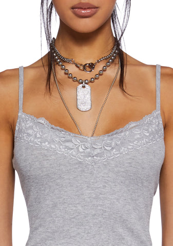 Drama Club Lace Cami Tank