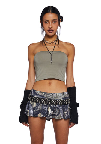 Radio Silence Tube Top - Light Green