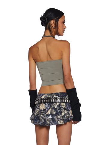 Radio Silence Tube Top - Light Green