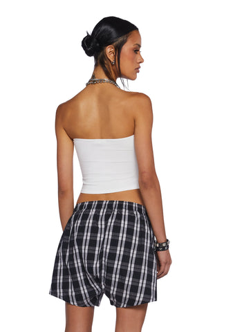 Radio Silence Tube Top - White