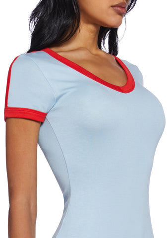 Varsity Vibes Bodycon Dress