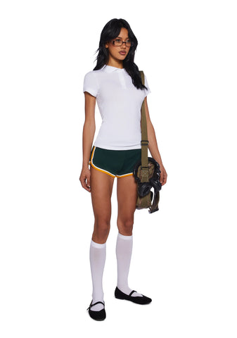 On The Move Dolphin Shorts - Green