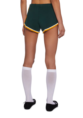 On The Move Dolphin Shorts - Green