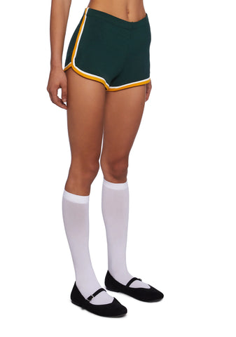 On The Move Dolphin Shorts - Green