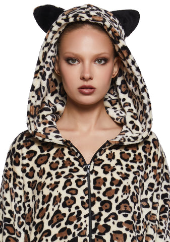 Sleepover Ready Leopard Jumpsuit