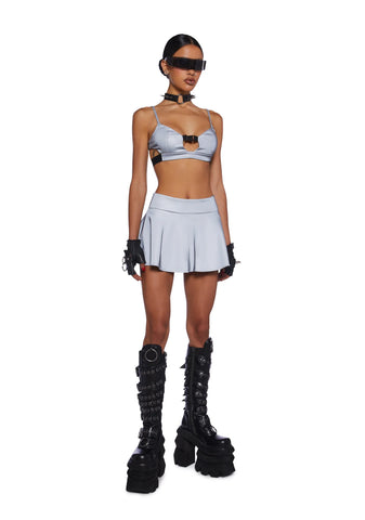 Techno Glow Skirt Set