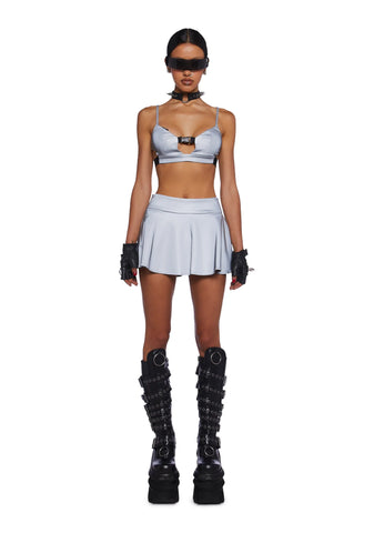 Techno Glow Skirt Set