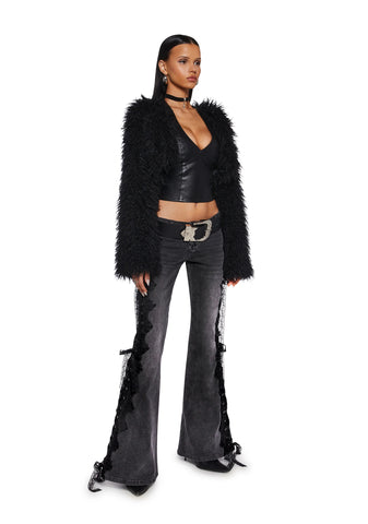 Across The Crowd Flare Jeans