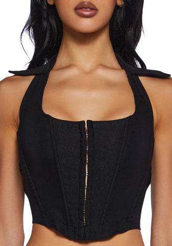 What I Like Corset Halter Top