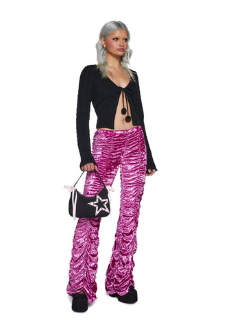 Lasso Babe Flare Pants - Velour