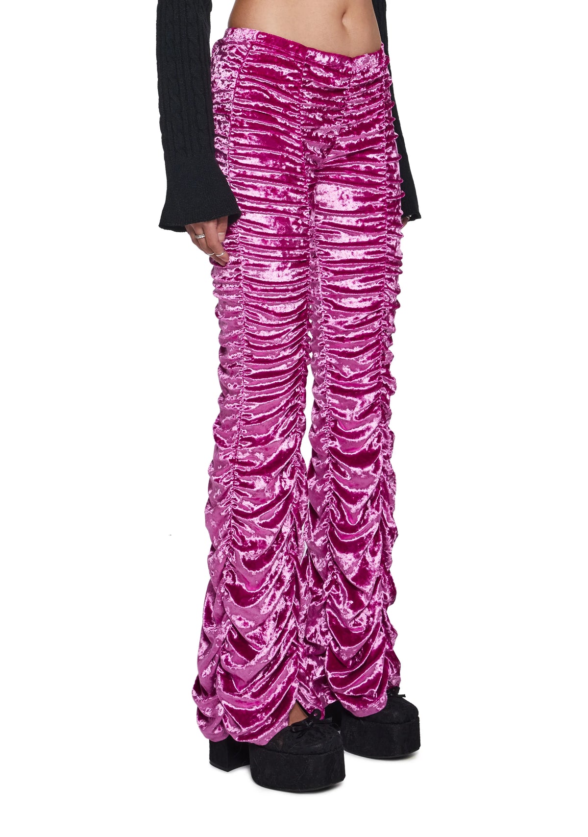 Lasso Babe Flare Pants - Velour