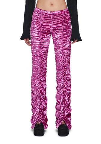 Lasso Babe Flare Pants - Velour