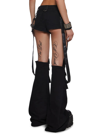 Bring The Darkness Shorts With Removable Chaps
