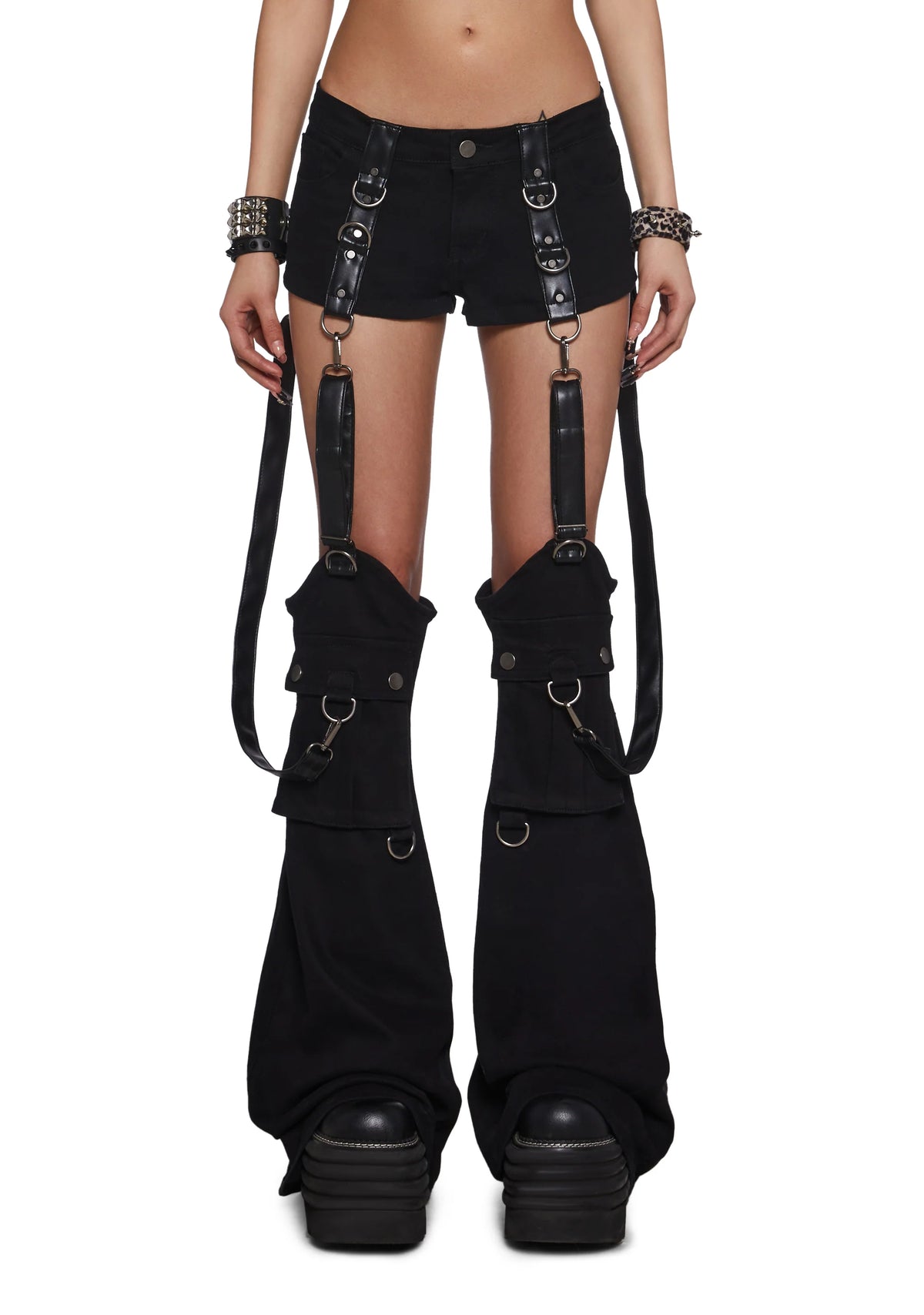 Bring The Darkness Shorts With Removable Chaps