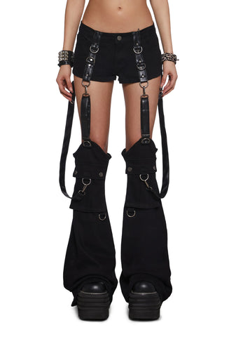 Bring The Darkness Shorts With Removable Chaps