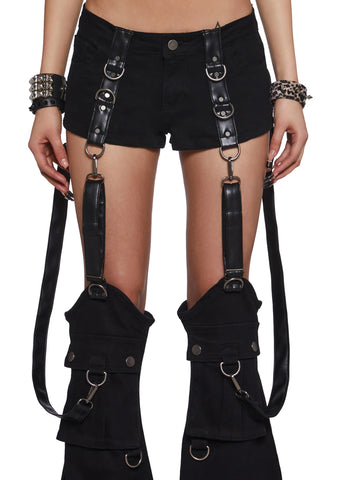Bring The Darkness Shorts With Removable Chaps