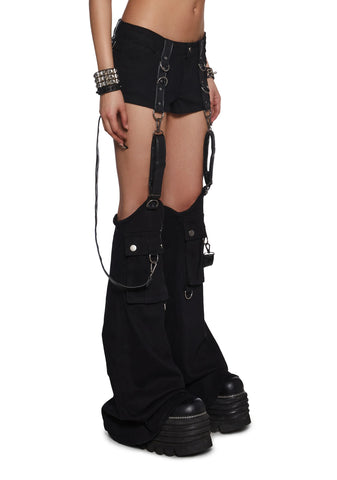 Bring The Darkness Shorts With Removable Chaps