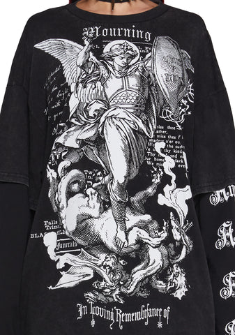 Mourning Angels Long Sleeve Top