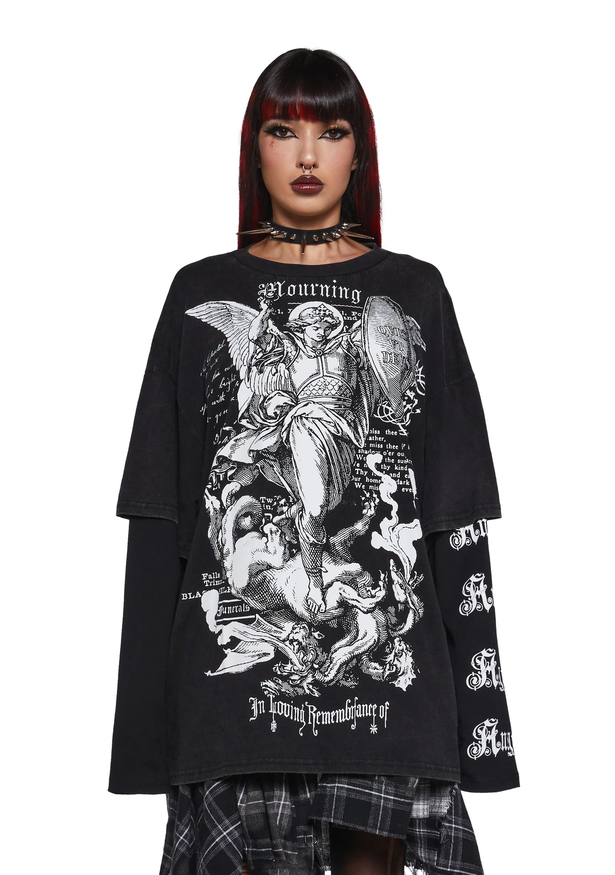 Mourning Angels Long Sleeve Top