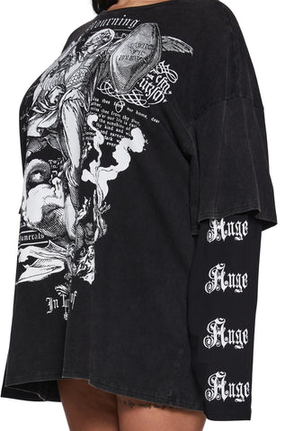 Mourning Angels Long Sleeve Top