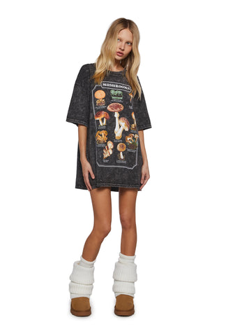 Mushroom Lover Oversized Tee