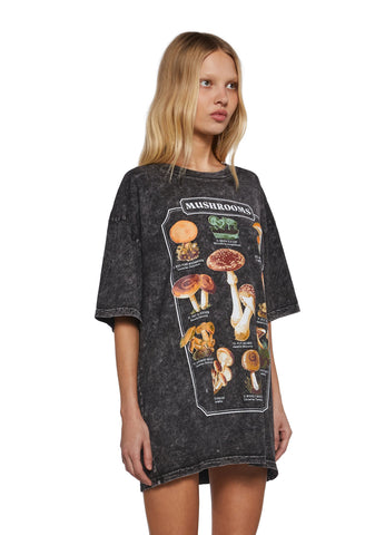 Mushroom Lover Oversized Tee
