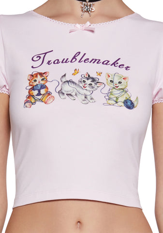 Purrfectly Naughty Graphic Tee