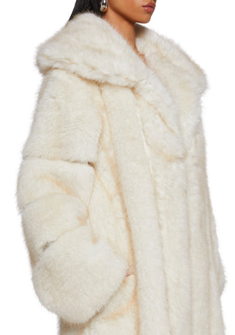 Iconic Infatuation Faux Fur Coat
