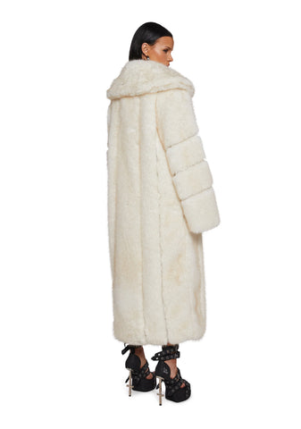 Iconic Infatuation Faux Fur Coat