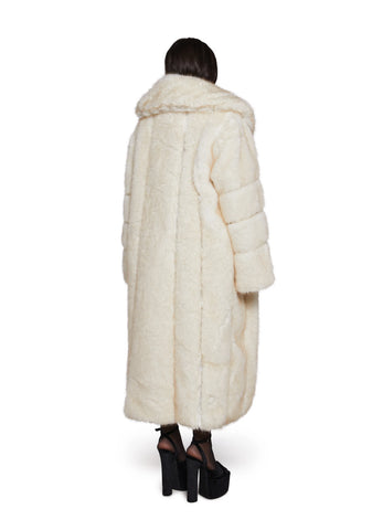 Iconic Infatuation Faux Fur Coat