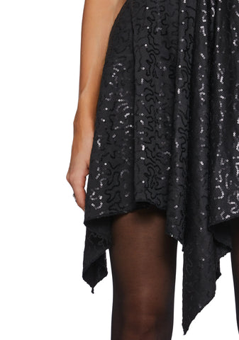 Keep Shining Mini Dress - Sequin