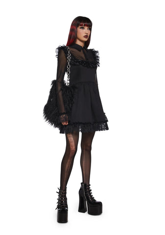 Macabre Fascination Mini Dress