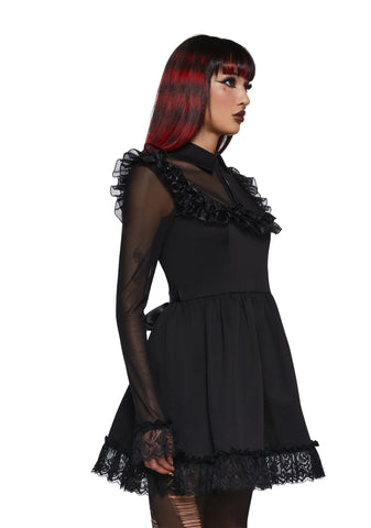 Macabre Fascination Mini Dress